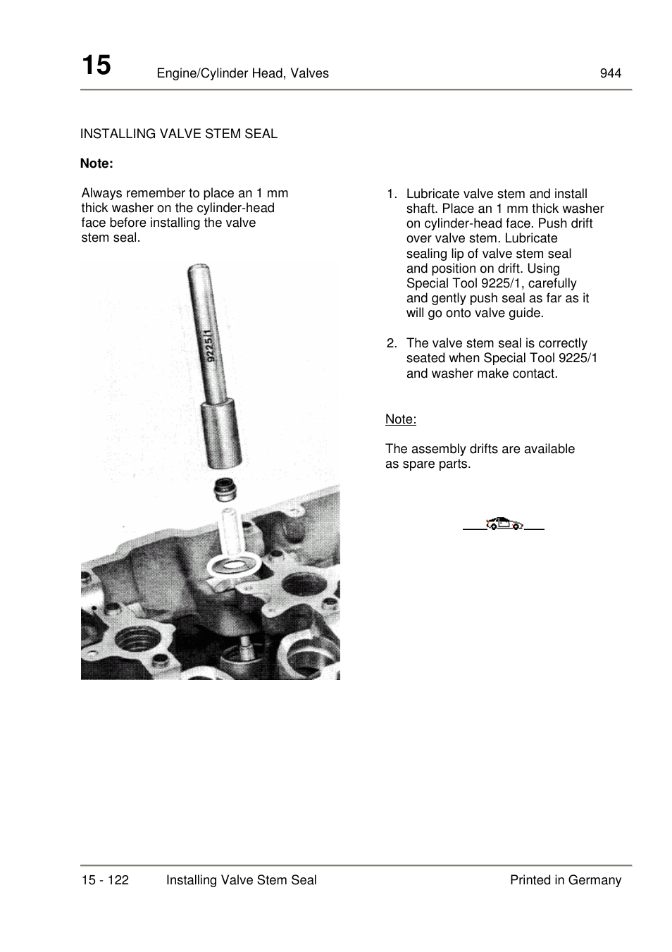 Porsche 944 User Manual | Page 96 / 167