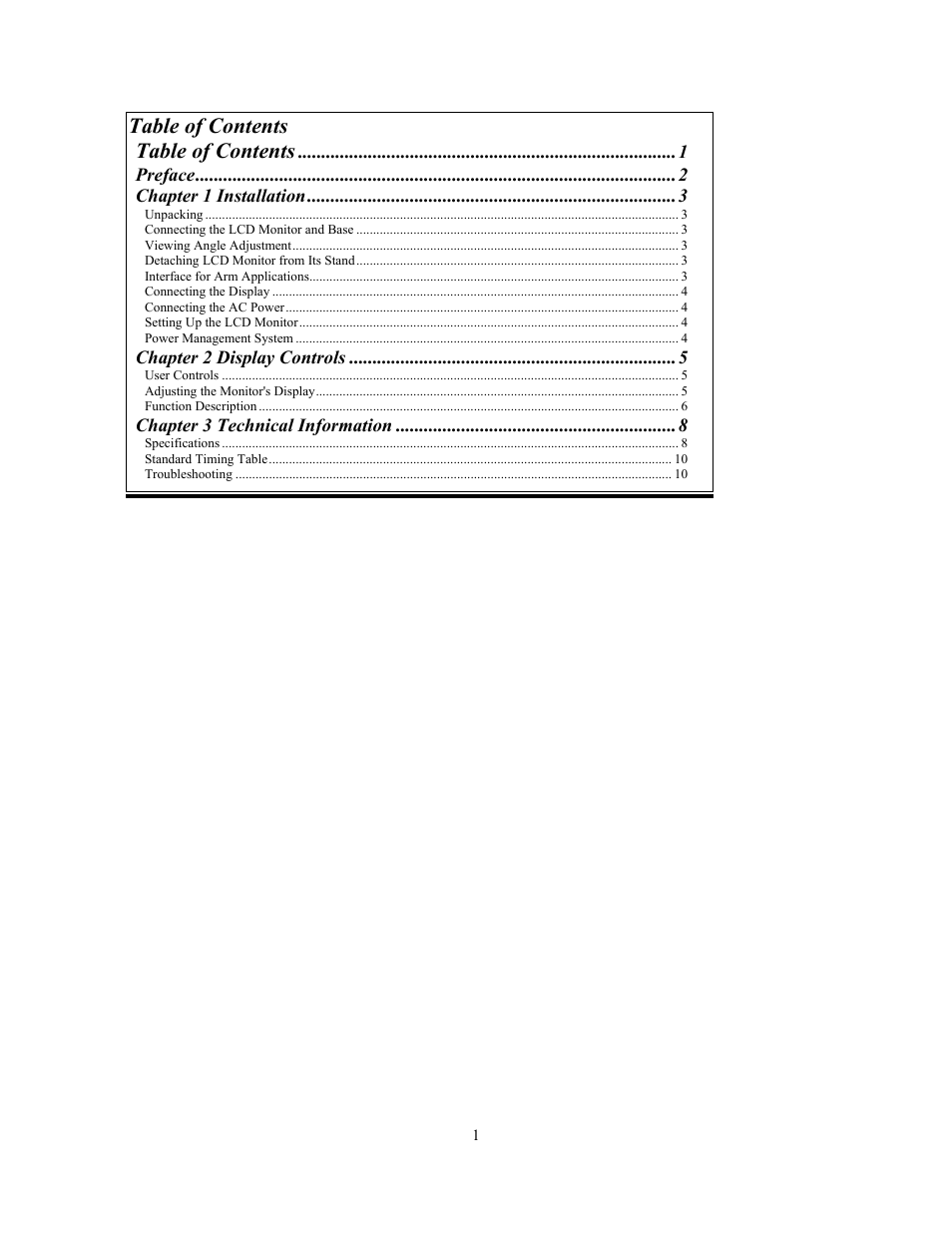 Planar PE170 User Manual | Page 2 / 12
