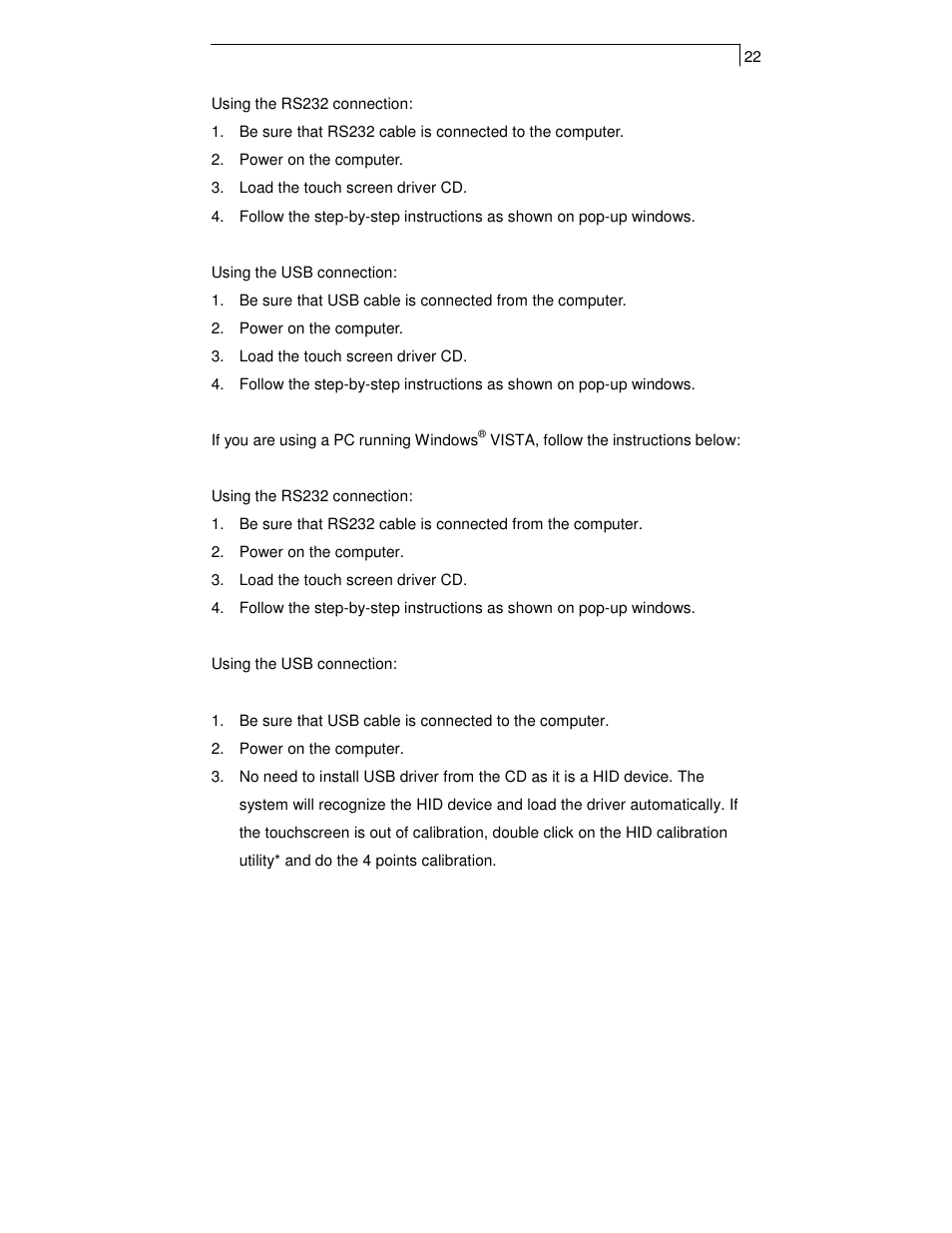 Planar TOUCH SCREEN LCD MONITORS PT1700MX User Manual | Page 24 / 28