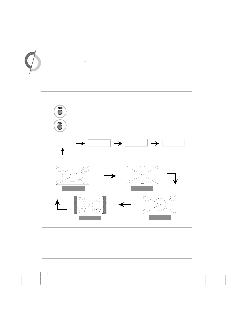 Arc (aspect ratio control) watching pip | Planar PDP 42 User Manual | Page 30 / 55