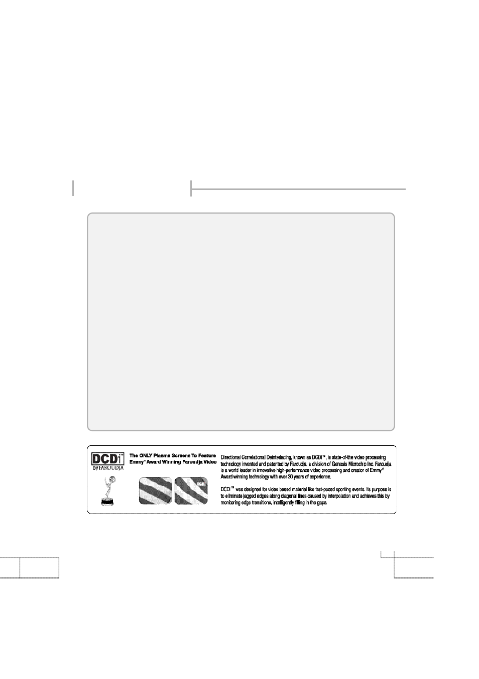 Considerations for usage | Planar PDP 42 User Manual | Page 5 / 55