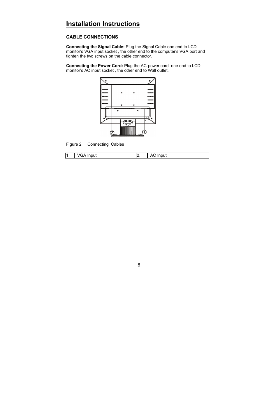 Installation instructions | Planar PL1500 User Manual | Page 10 / 25