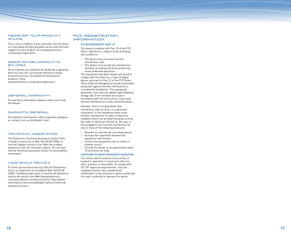 Plantronics DISCOVERY User Manual | Page 10 / 11