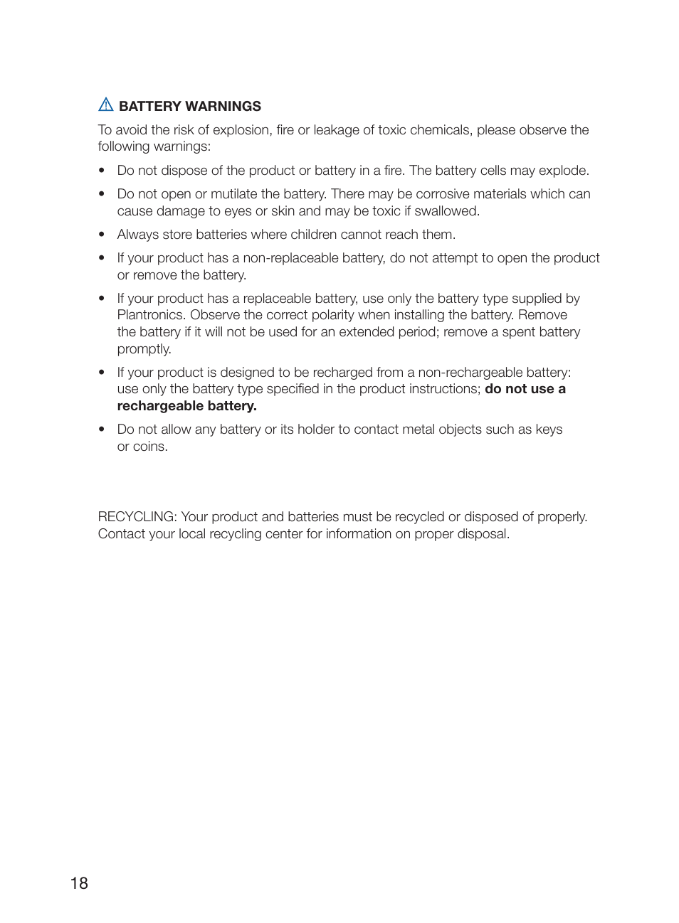 Plantronics Discovery 925 User Manual | Page 22 / 24