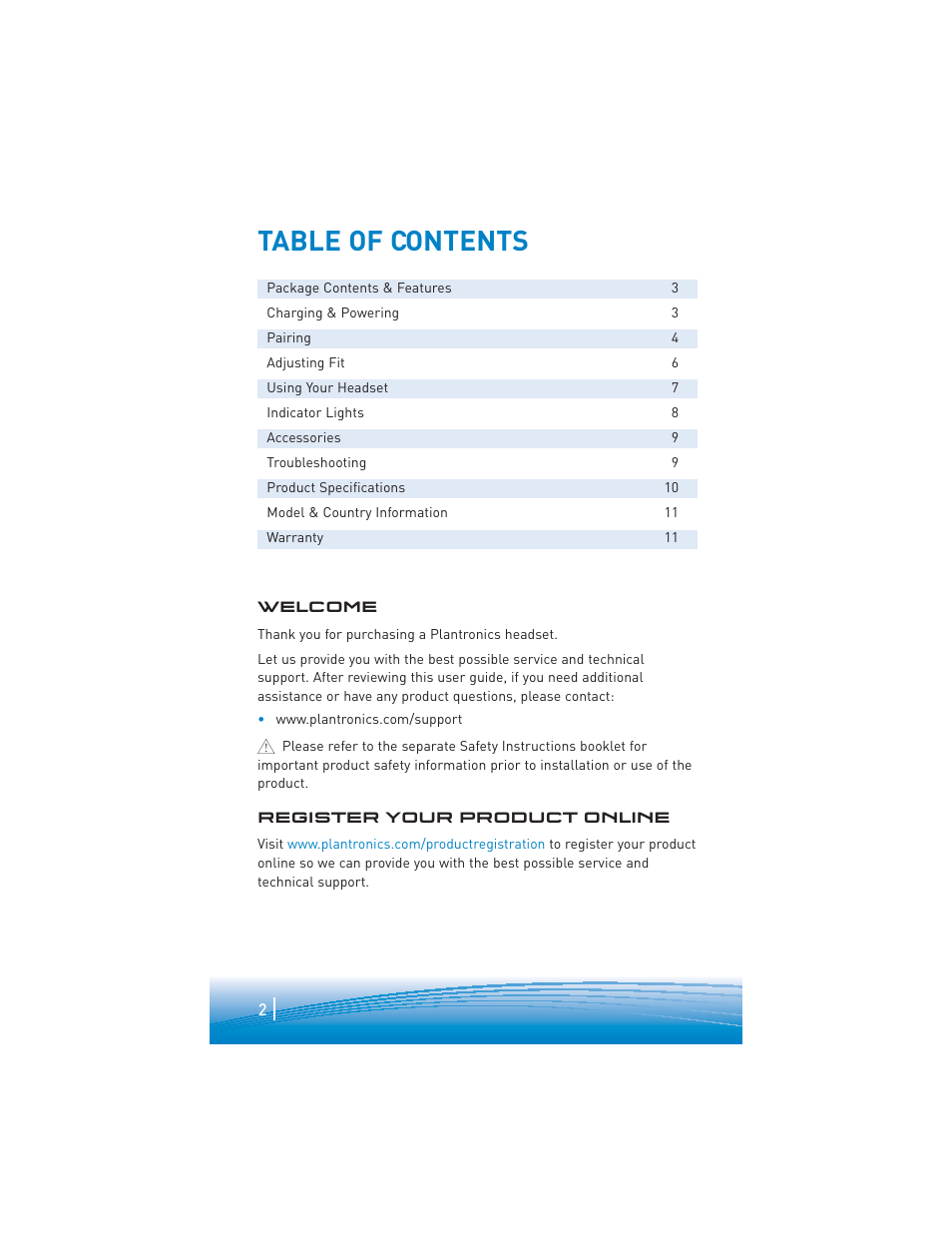 Plantronics explorer 220 User Manual | Page 2 / 12
