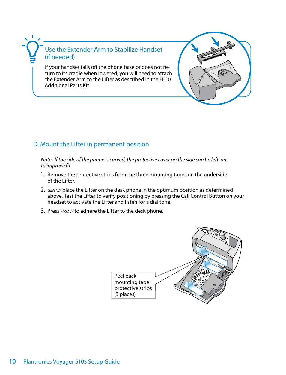 Plantronics Voyager 510S User Manual | Page 10 / 20