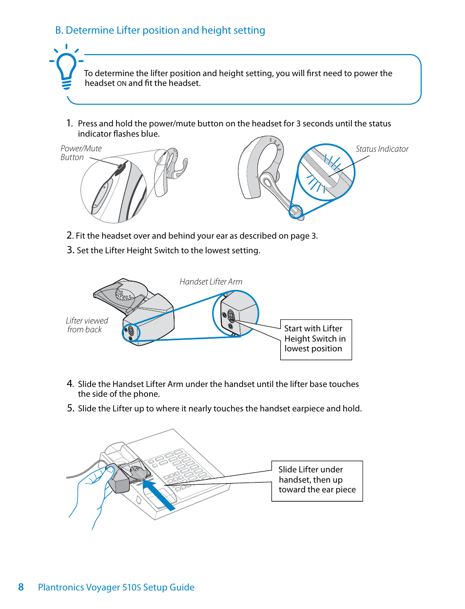 Plantronics Voyager 510S User Manual | Page 8 / 20