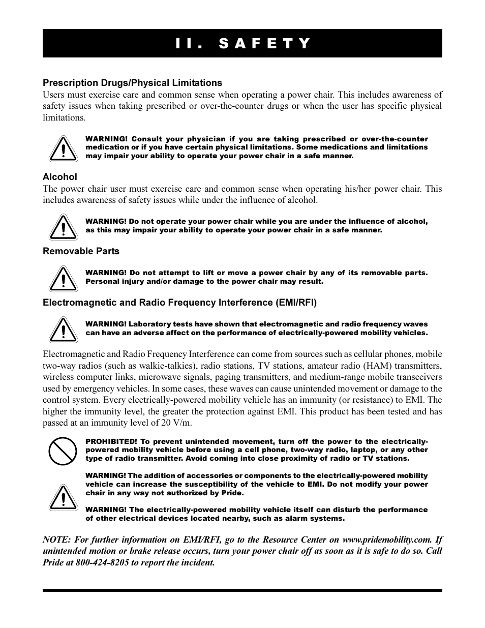 Pride Mobility Jazzy 1170XL User Manual | Page 13 / 52