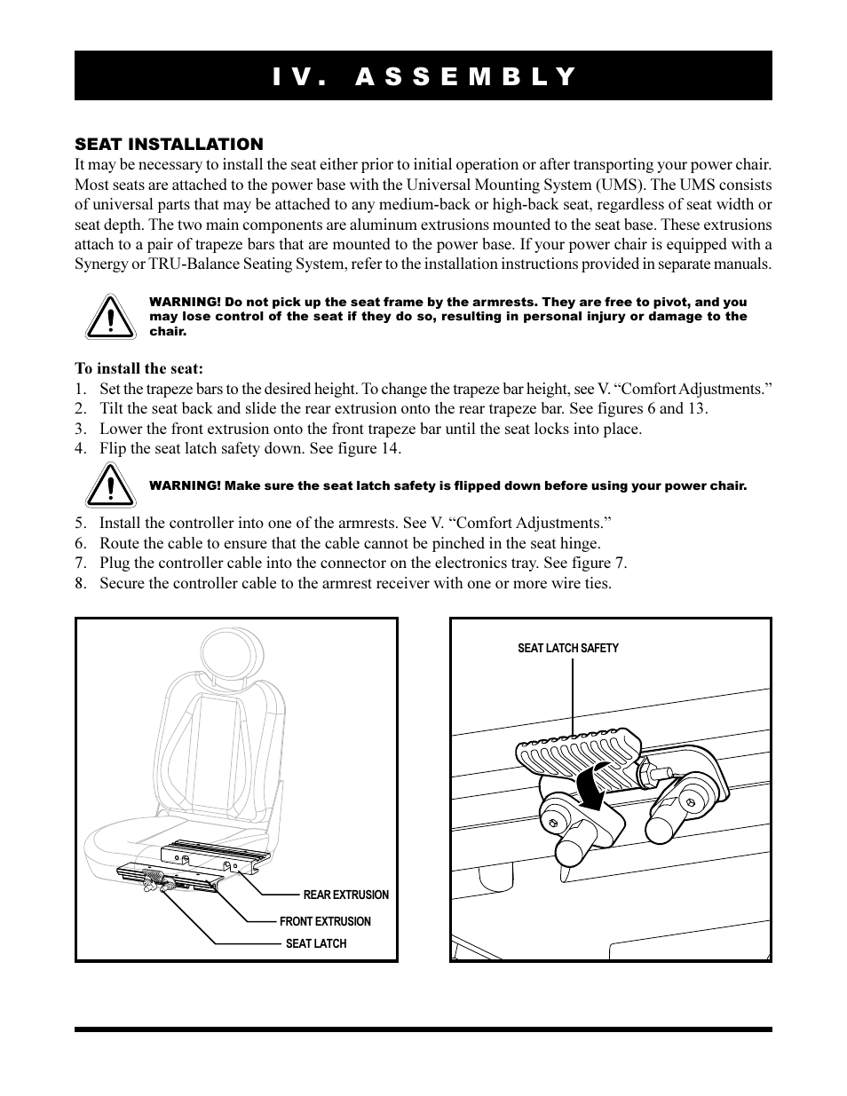 Pride Mobility Jazzy 1170XL User Manual | Page 20 / 52