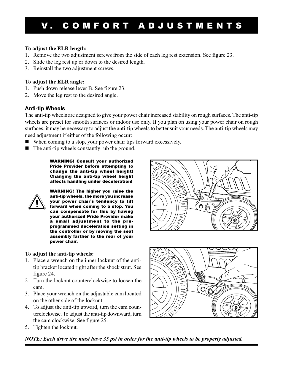 Pride Mobility Jazzy 1170XL User Manual | Page 26 / 52