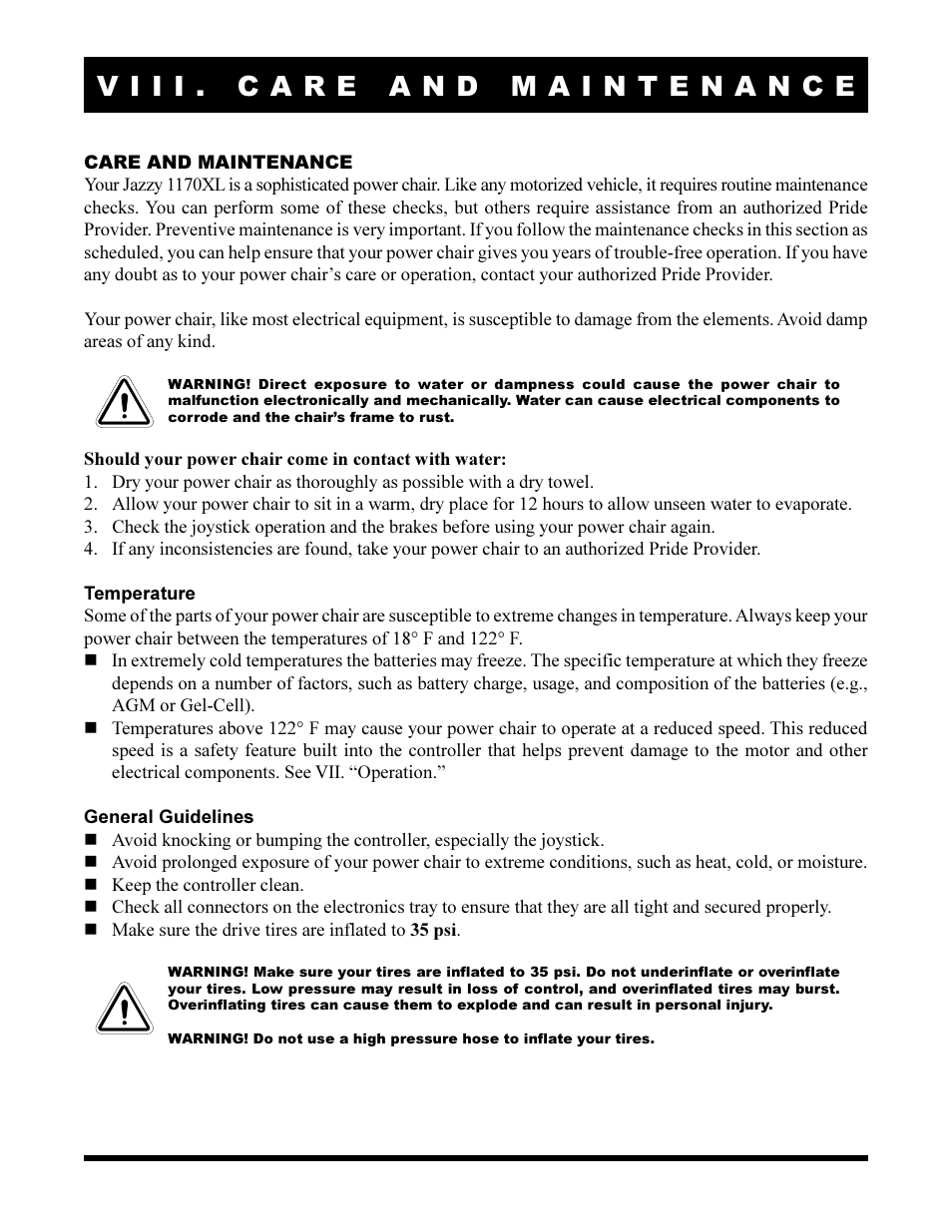 Pride Mobility Jazzy 1170XL User Manual | Page 45 / 52