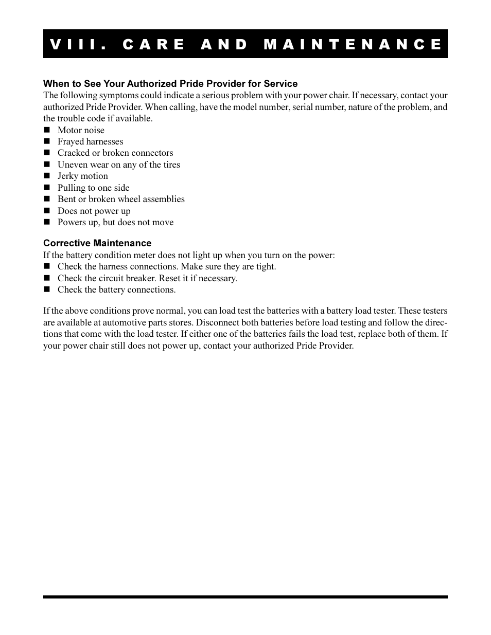 Pride Mobility Jazzy 1170XL User Manual | Page 49 / 52