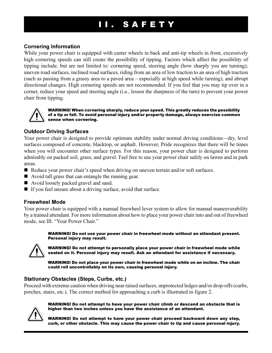 Pride Mobility Jazzy 1170XL User Manual | Page 9 / 52