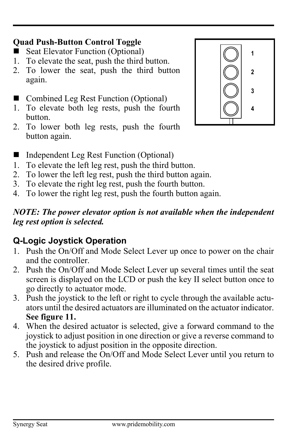 Pride Mobility ACN# 088 609 661 User Manual | Page 18 / 44