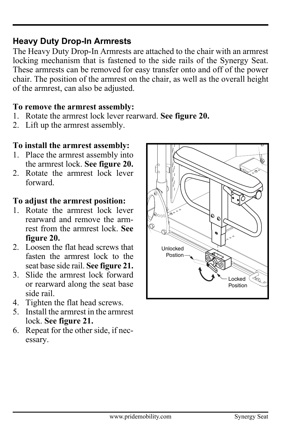 Pride Mobility ACN# 088 609 661 User Manual | Page 27 / 44
