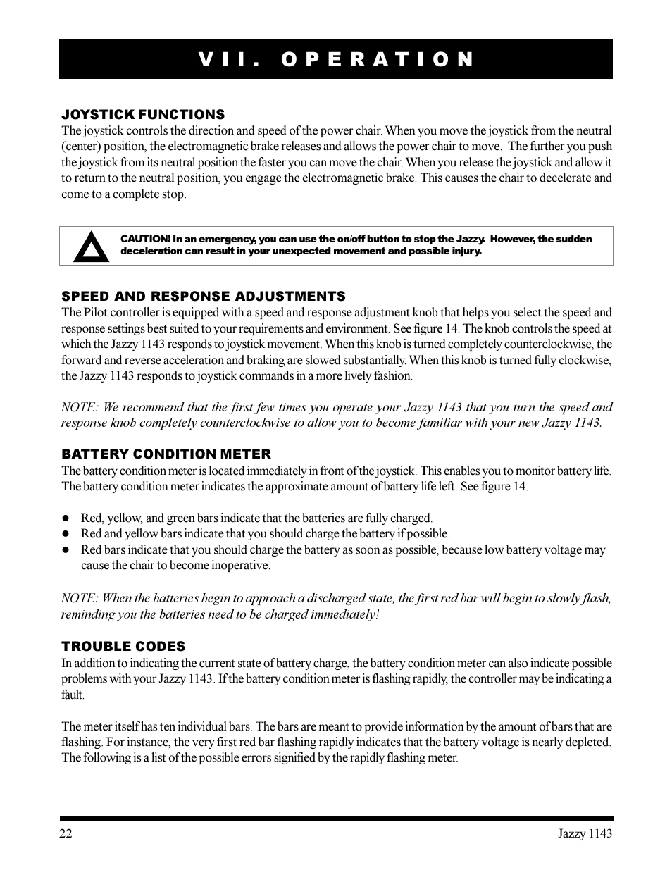 Pride Mobility Jazzy 1143 User Manual | Page 22 / 34
