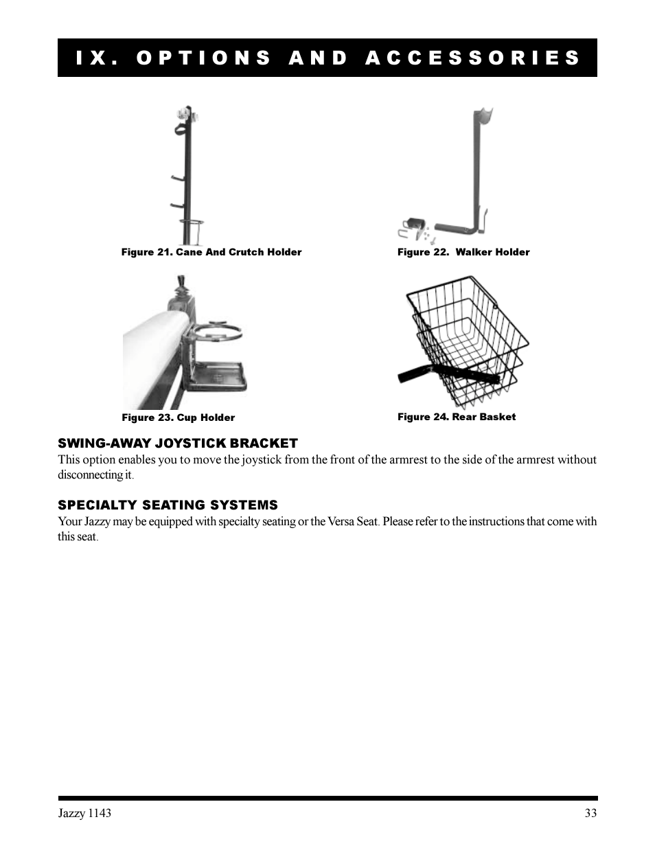 Pride Mobility Jazzy 1143 User Manual | Page 33 / 34