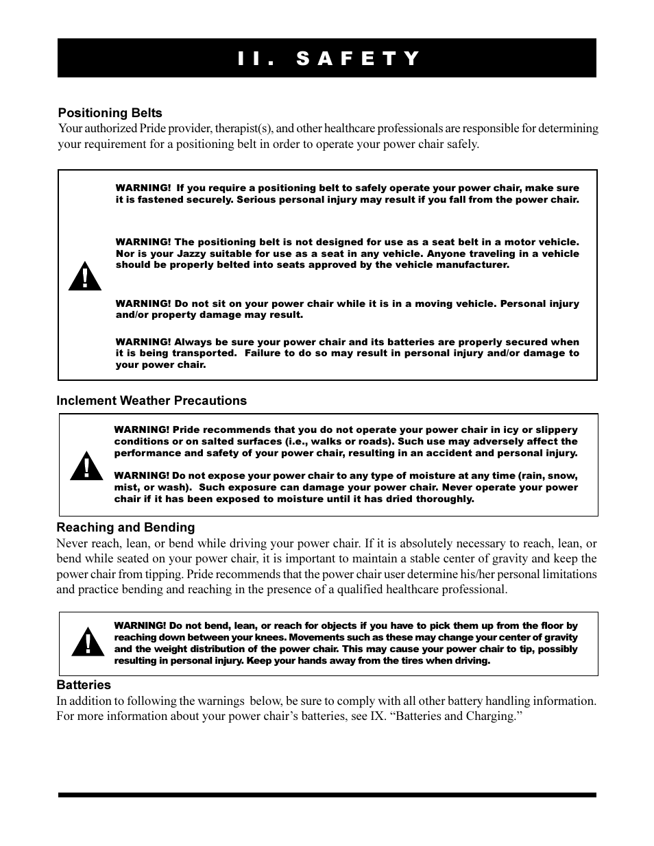 Pride Mobility Jazzy 1104 User Manual | Page 12 / 43