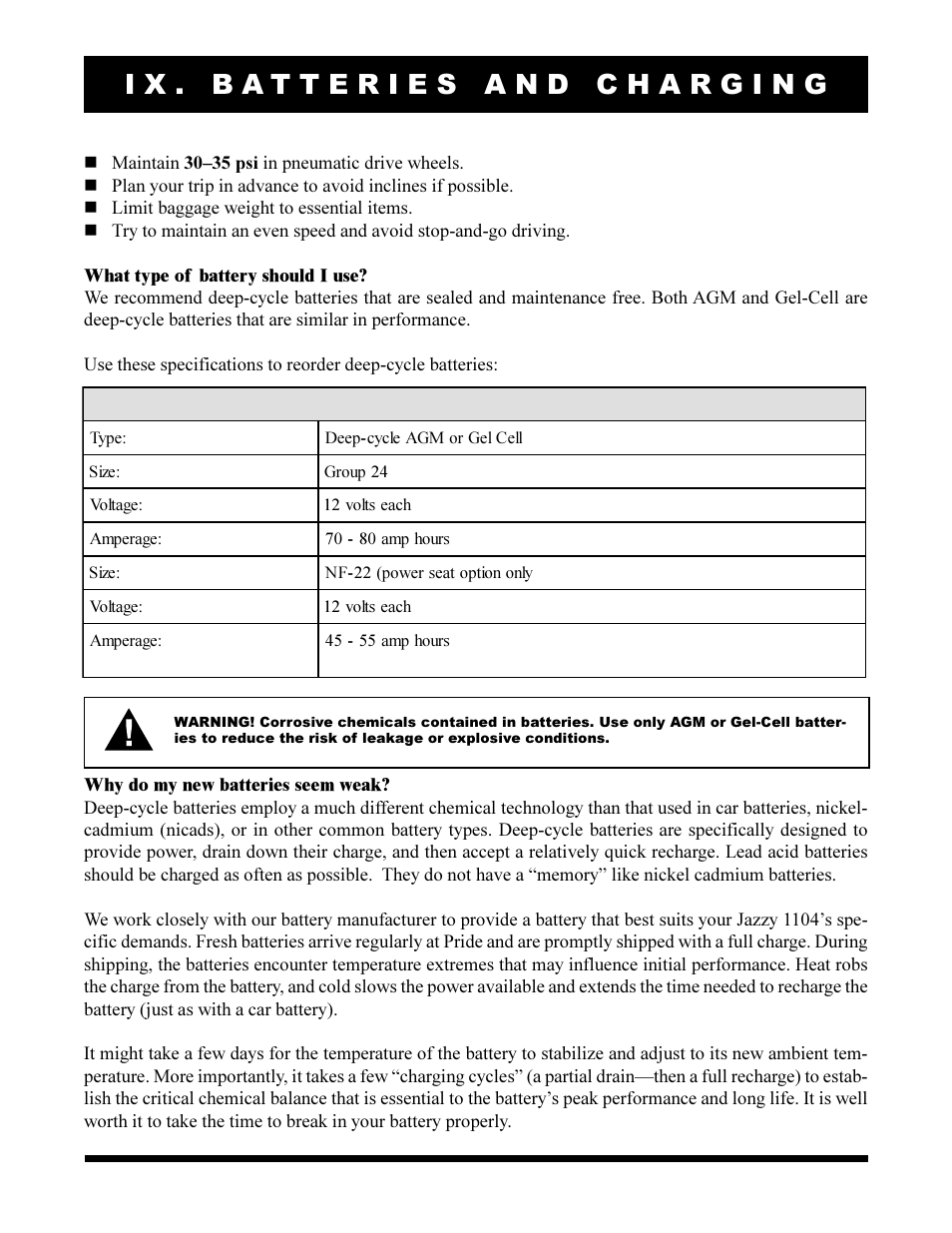 Pride Mobility Jazzy 1104 User Manual | Page 34 / 43