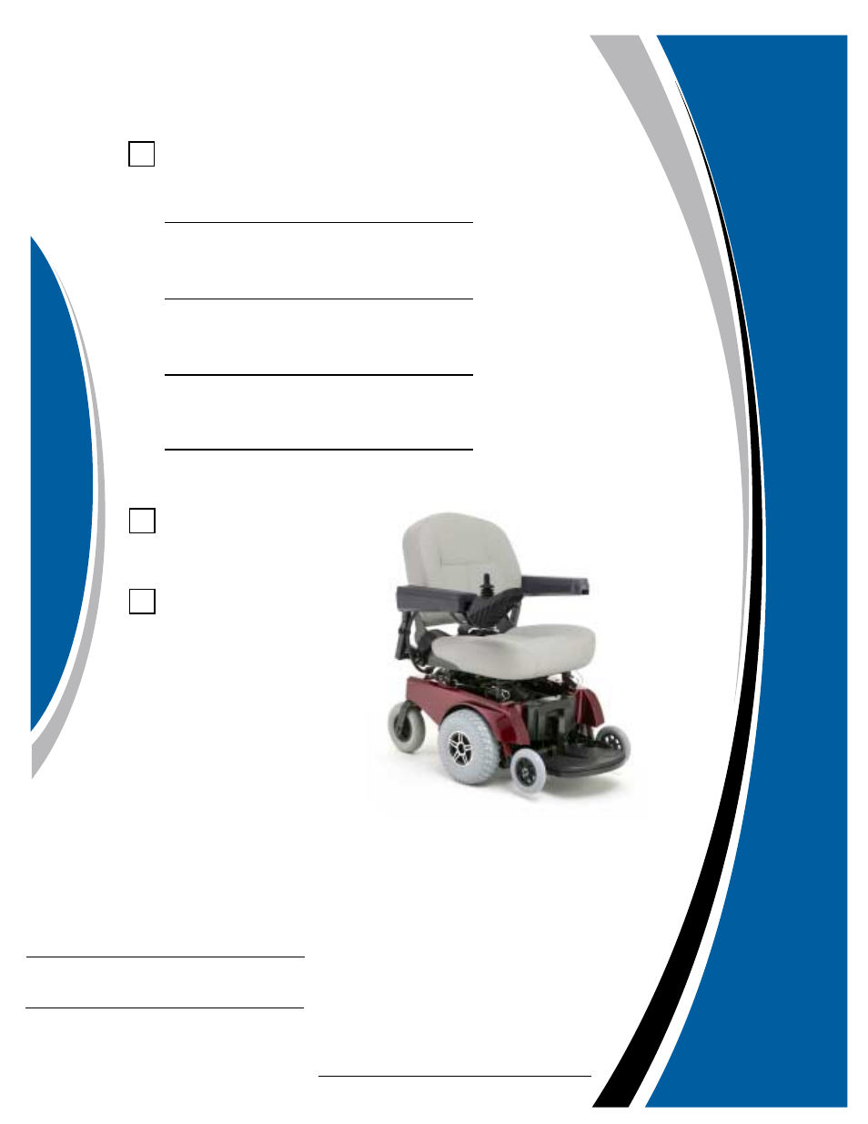 Quality control - jazzy 100, Infmanu3537 | Pride Mobility Jazzy 100 User Manual | Page 43 / 43