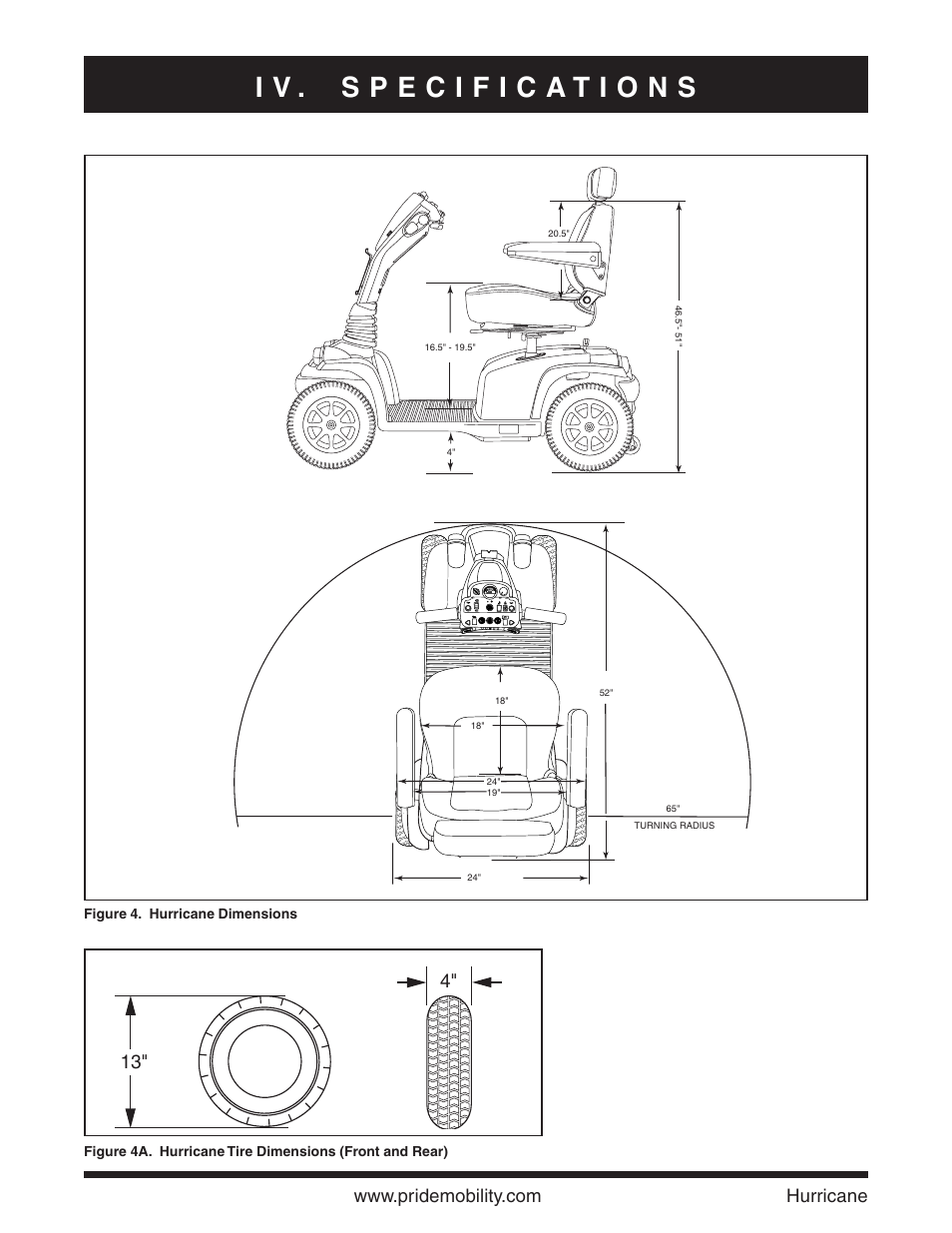 Pride Mobility Hurricane PMV User Manual | Page 18 / 44