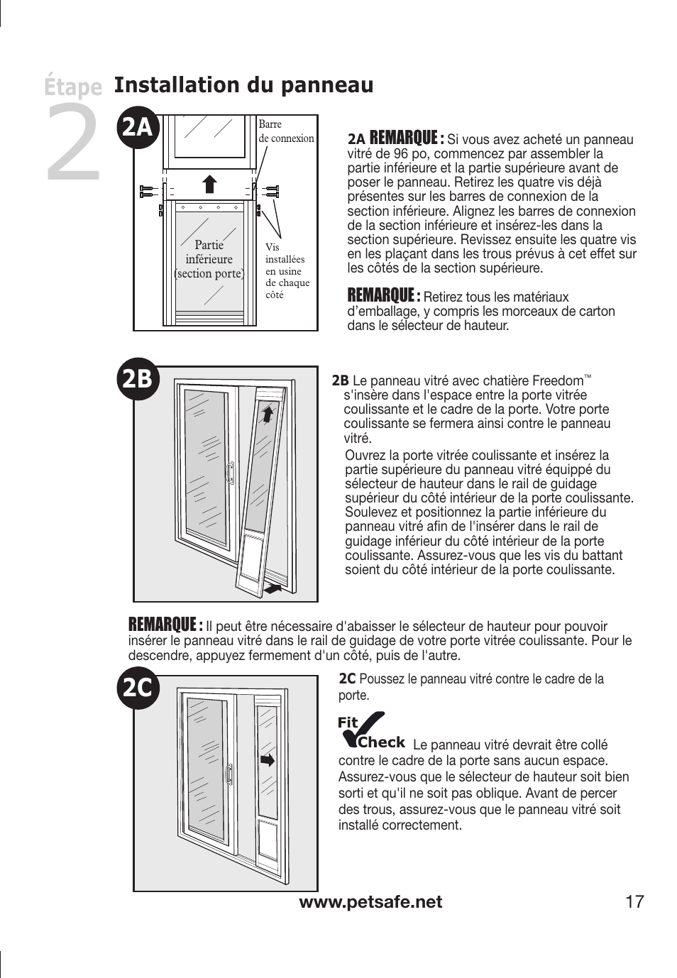 Étape, Installation du panneau | Petsafe PPA11-13141 User Manual | Page 17 / 36