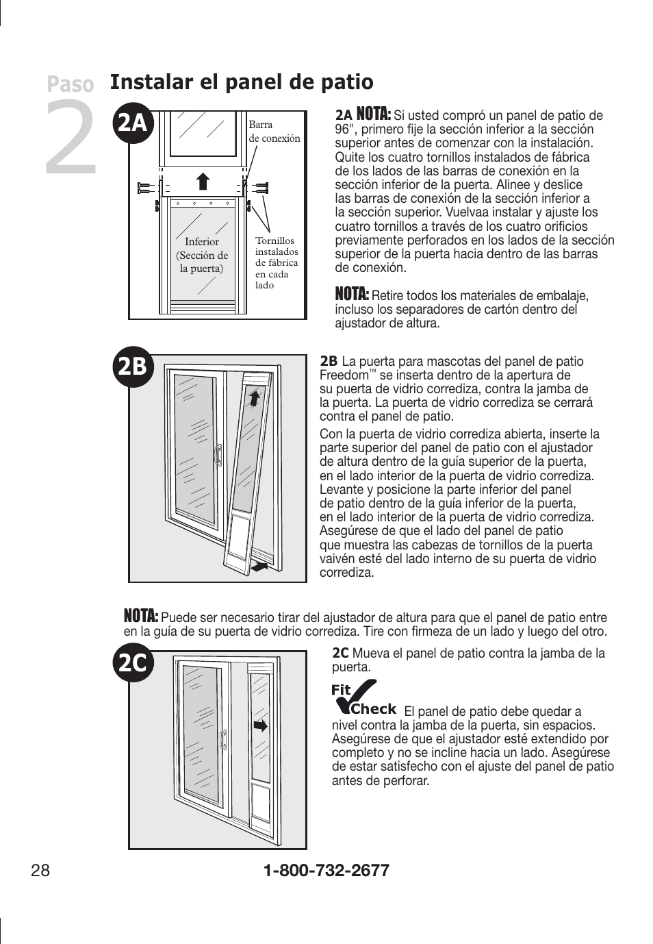 Paso, Instalar el panel de patio | Petsafe PPA11-13141 User Manual | Page 28 / 36