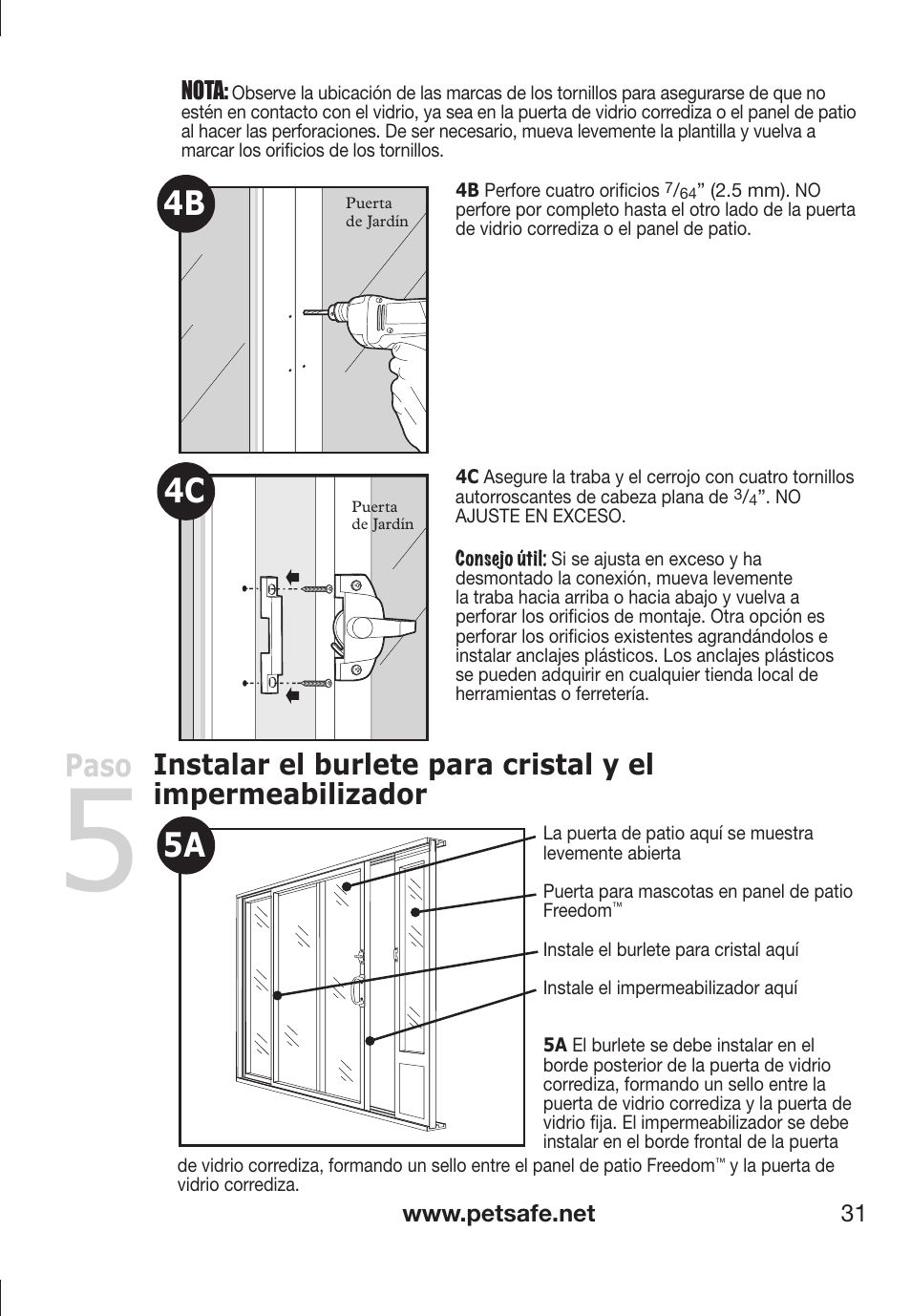 Paso | Petsafe PPA11-13141 User Manual | Page 31 / 36