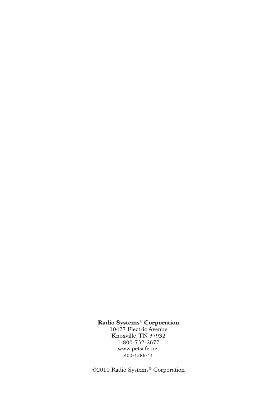 Petsafe PPA11-13141 User Manual | Page 36 / 36