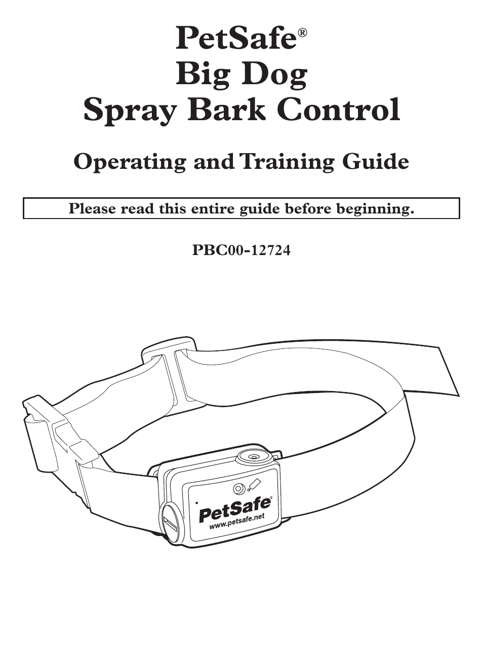 Petsafe BIG DOG PBC00-12724 User Manual | 16 pages