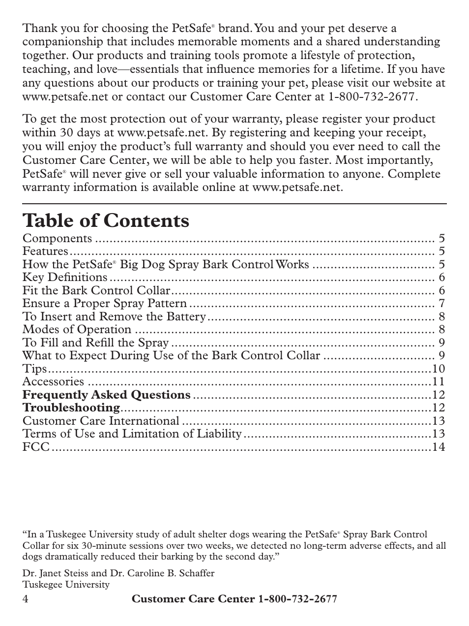 Petsafe BIG DOG PBC00-12724 User Manual | Page 4 / 16