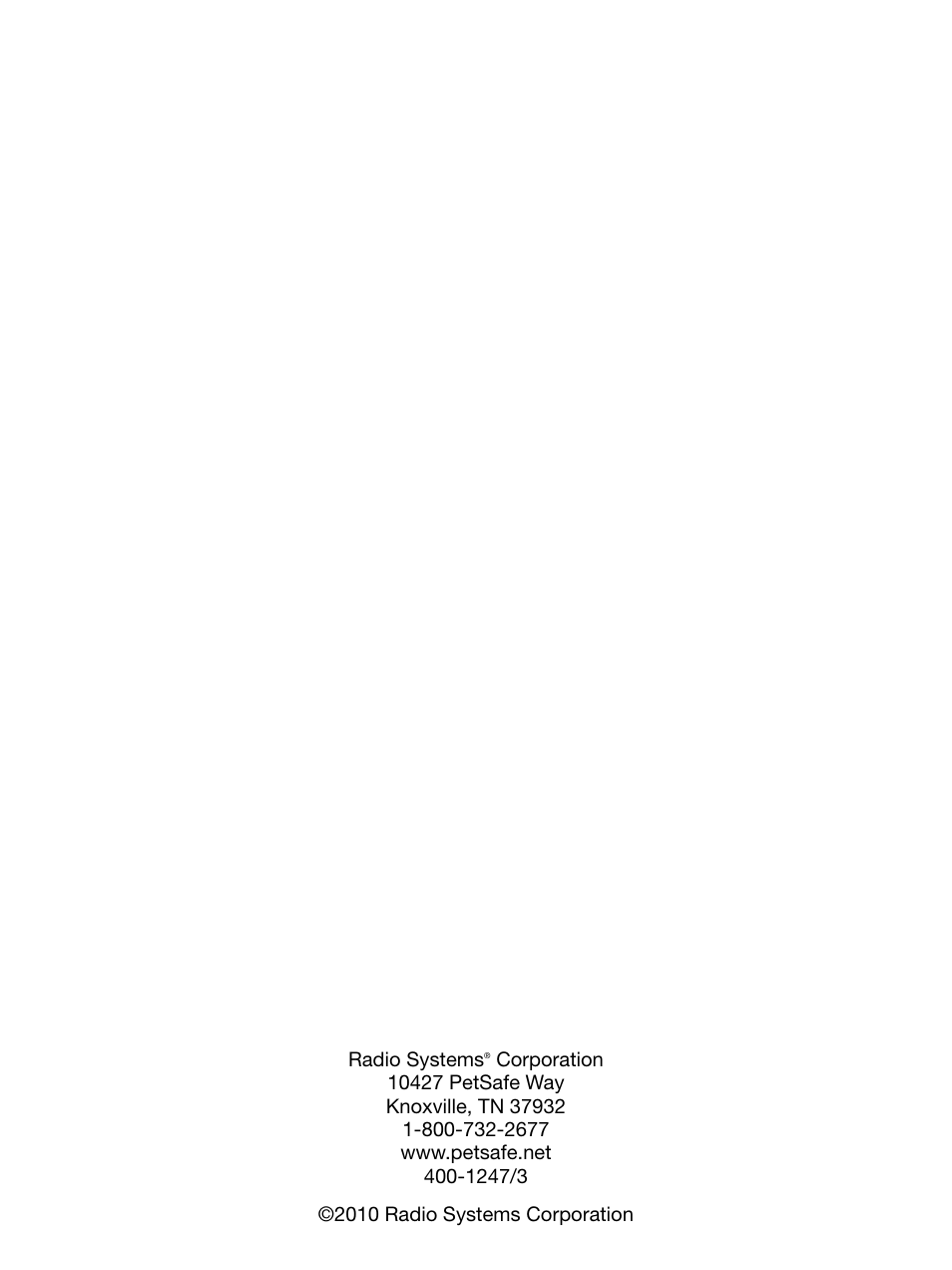 Petsafe PDT00-12892 User Manual | Page 24 / 24
