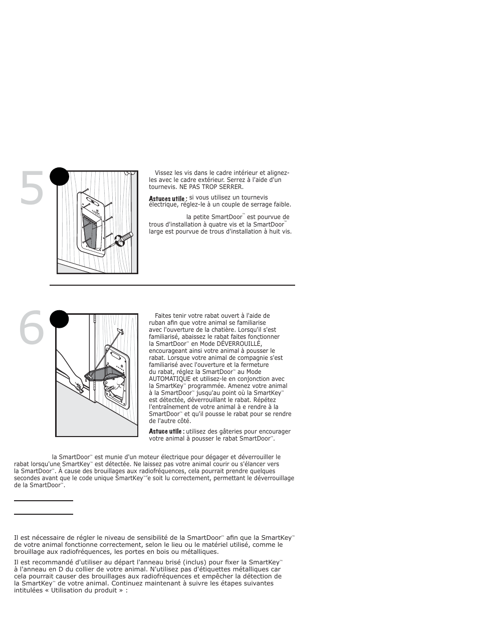 Étape, Réglage, Insérez les vis | Entraînement de votre animal | Petsafe PPA11-10709 User Manual | Page 23 / 44