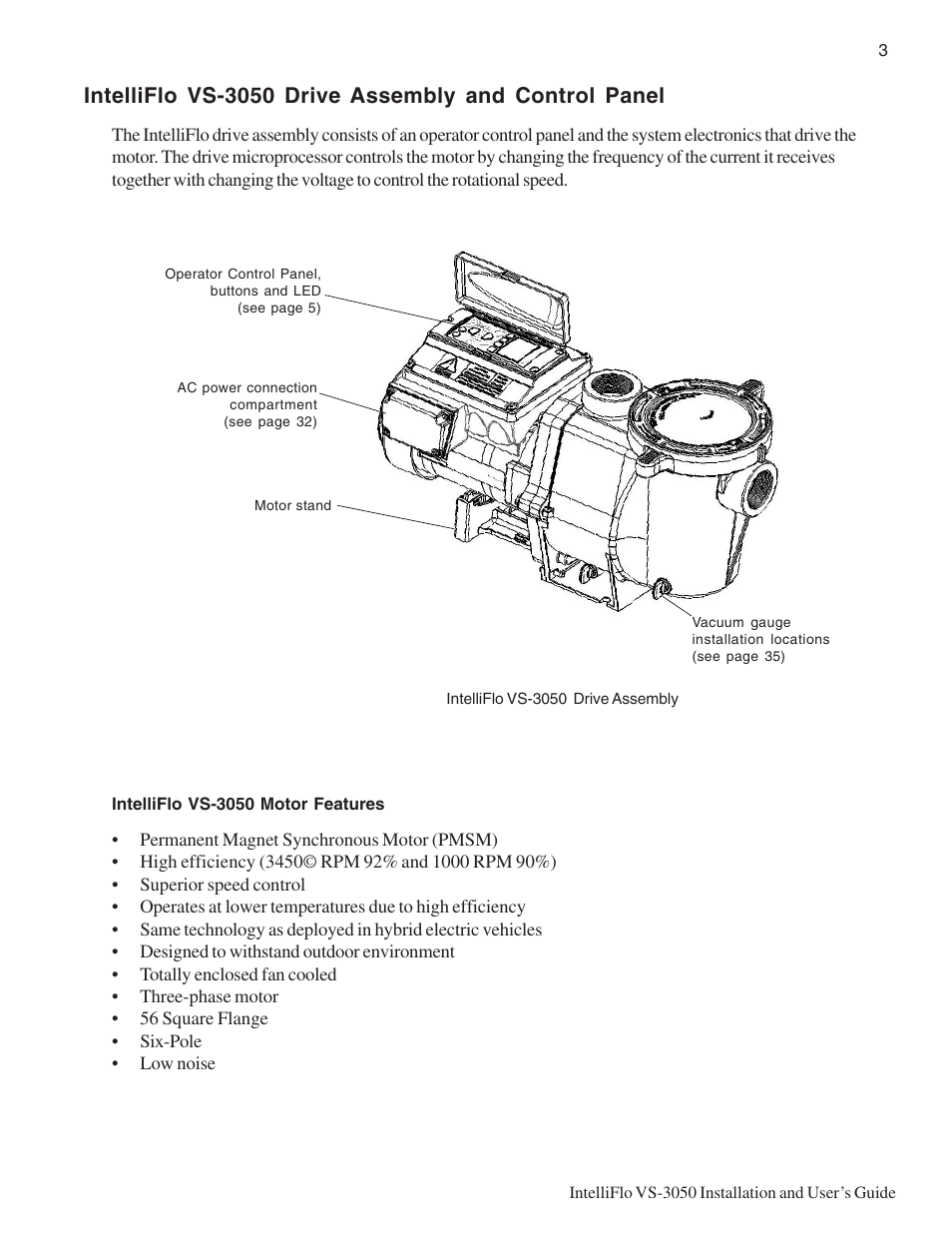 Pentair INTELLIFLO VS-3050 User Manual | Page 11 / 44