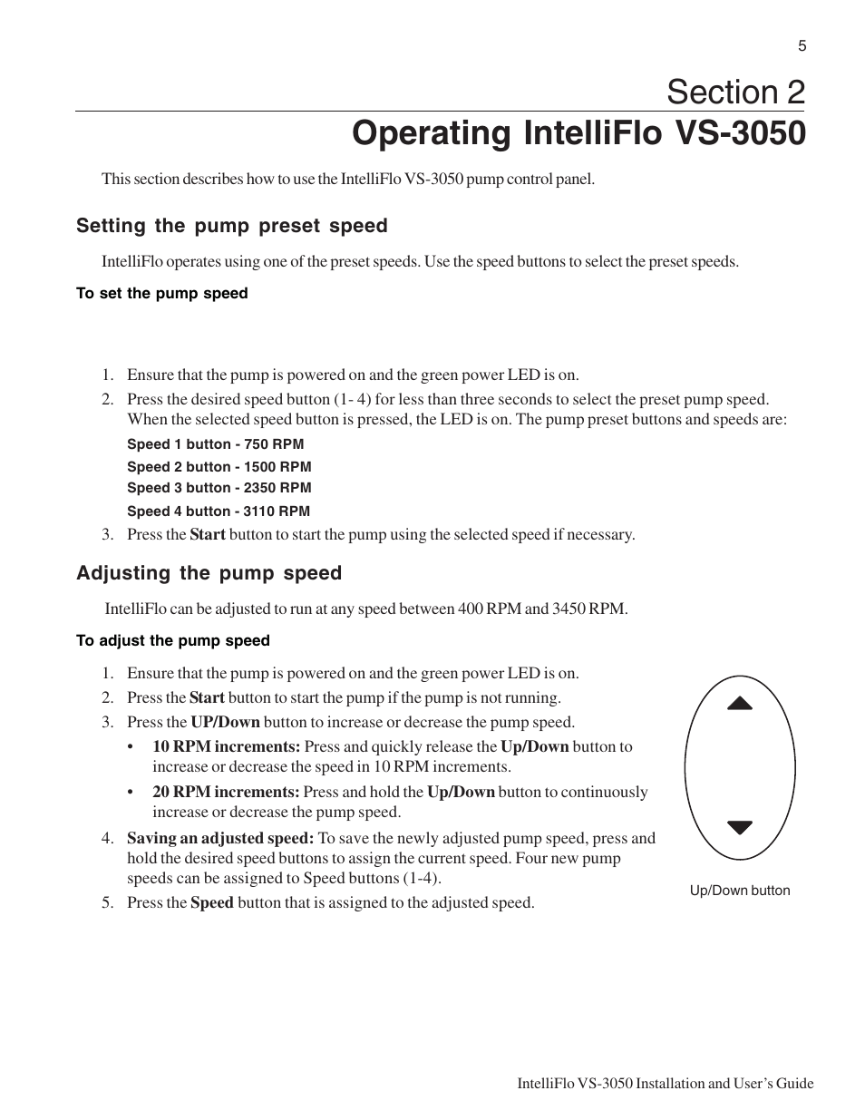 Pentair INTELLIFLO VS-3050 User Manual | Page 13 / 44