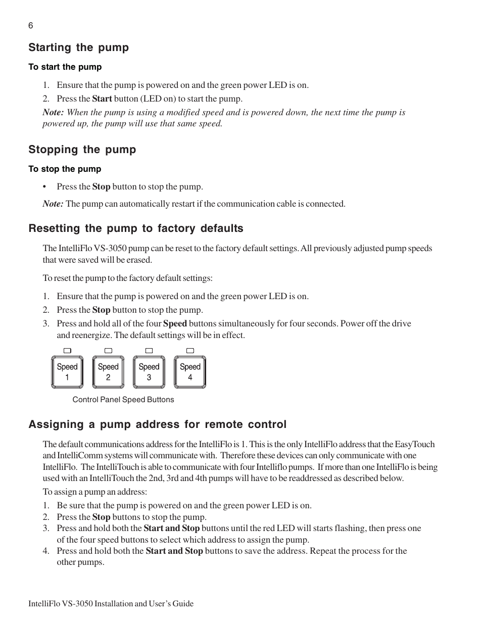 Pentair INTELLIFLO VS-3050 User Manual | Page 14 / 44