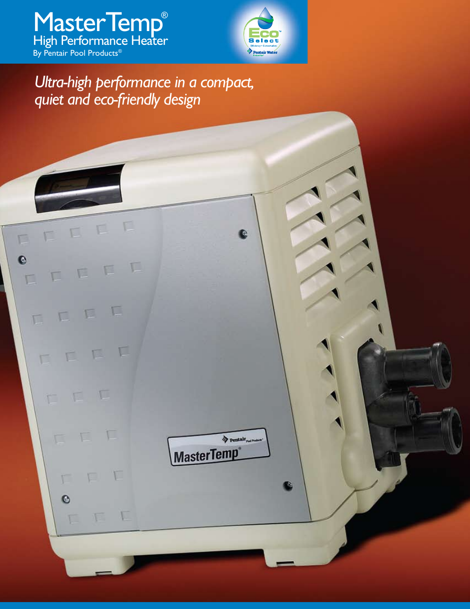 Pentair MasterTemp High Performance Heater User Manual | 4 pages