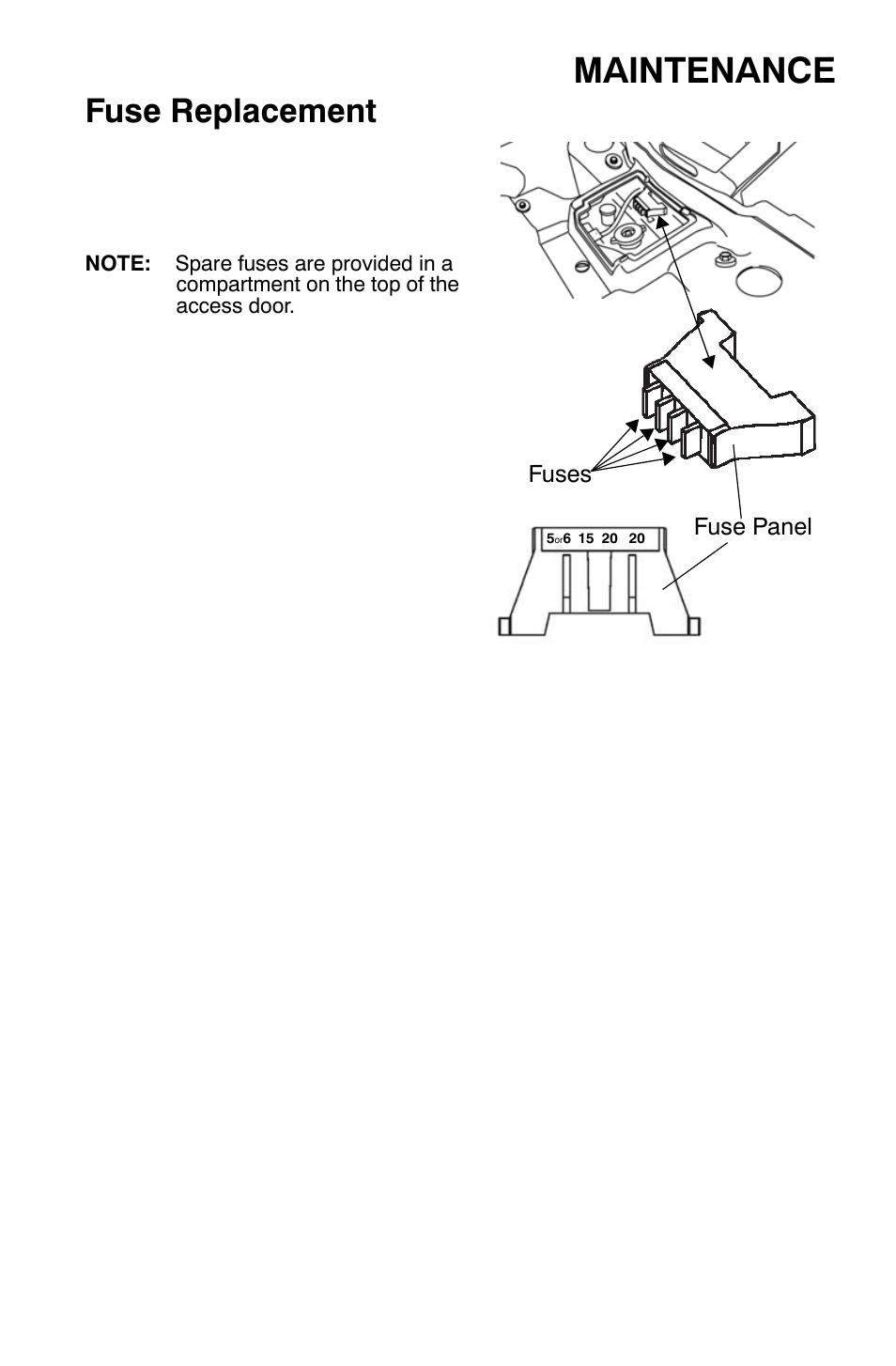 Maintenance, Fuse replacement | Polaris Sportsman 500 EFI X2 User Manual | Page 111 / 157