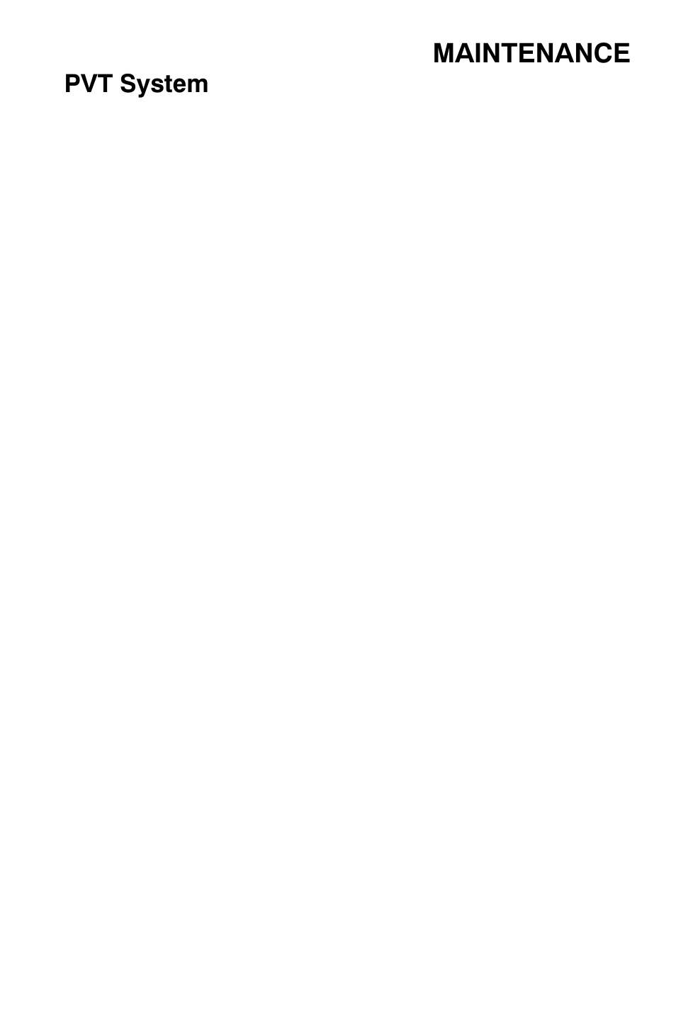 Maintenance, Pvt system | Polaris Sportsman 9920630 User Manual | Page 115 / 149