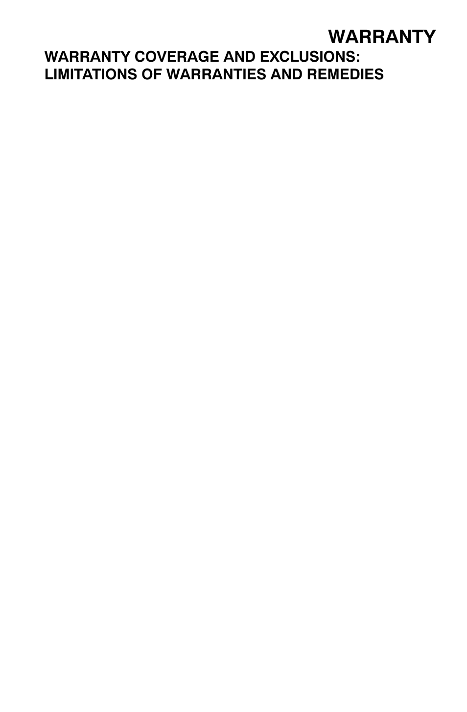 Warranty | Polaris Sportsman 9920630 User Manual | Page 143 / 149