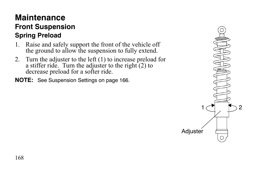 Maintenance | Polaris Outlaw 450 S User Manual | Page 171 / 218