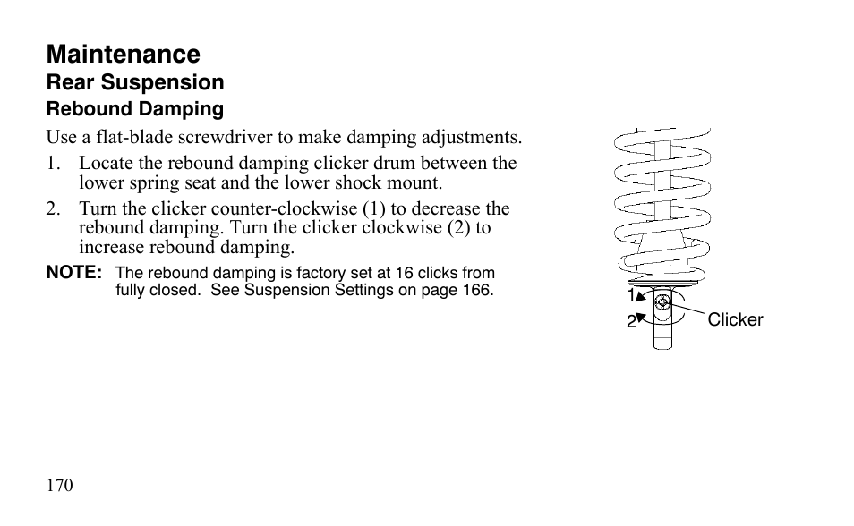 Maintenance | Polaris Outlaw 450 S User Manual | Page 173 / 218