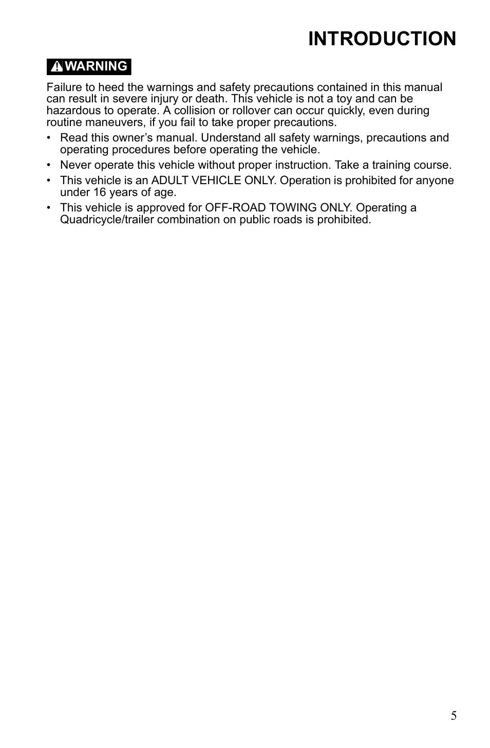 Introduction | Polaris Phoenix 9922500 User Manual | Page 7 / 96