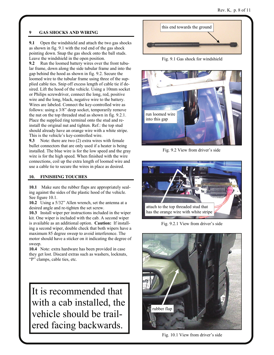 Polaris Cab User Manual | Page 8 / 11