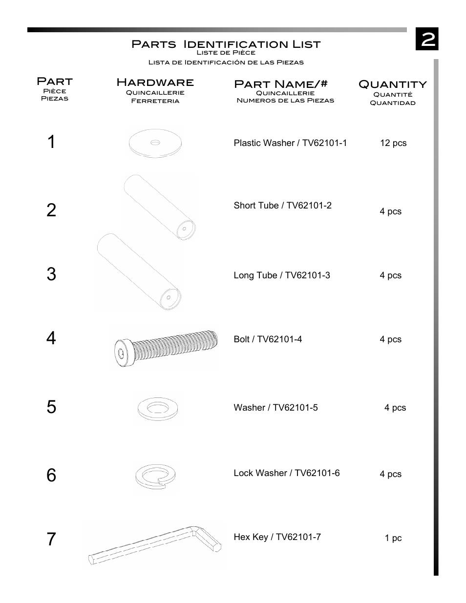 Pinnacle Design TV62101 User Manual | Page 3 / 7