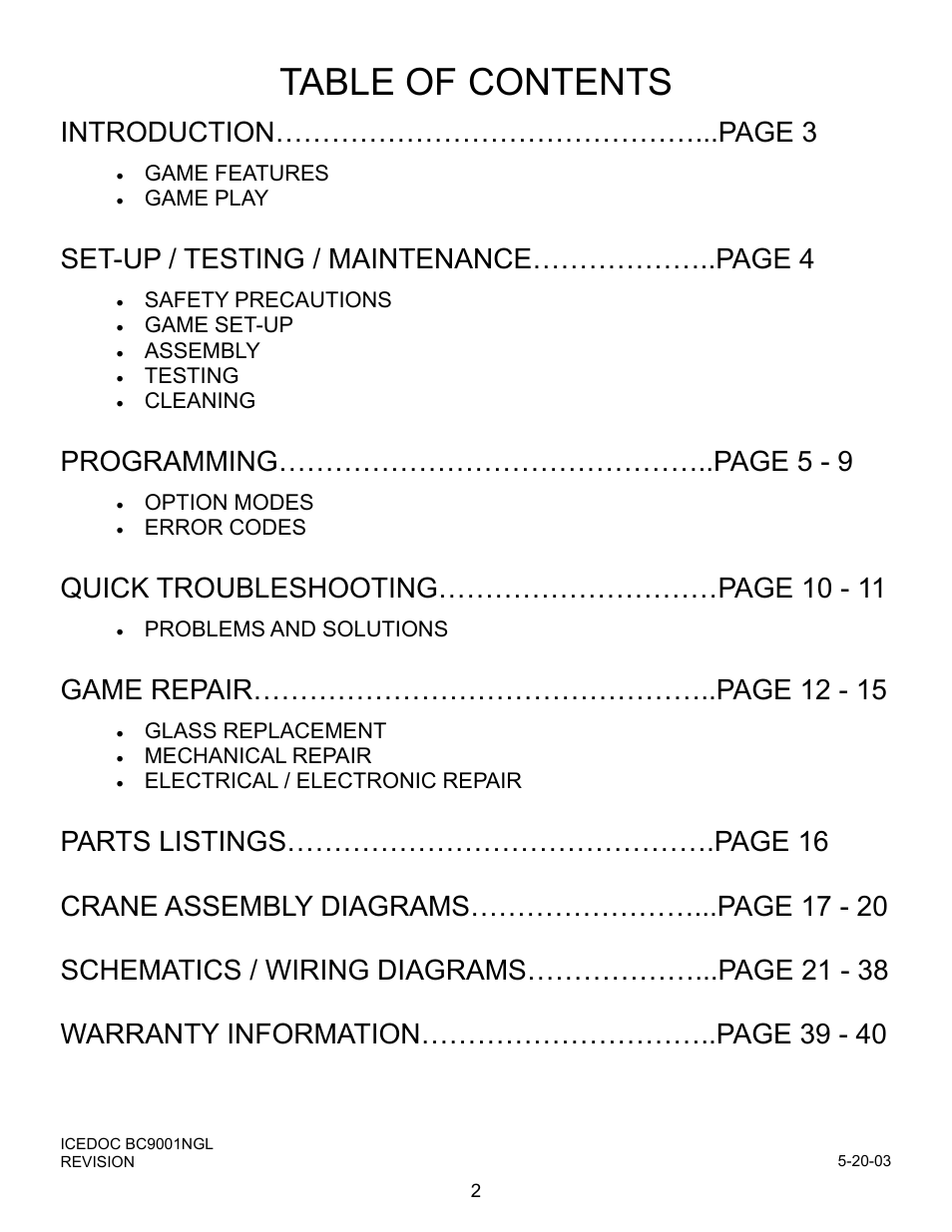 Pinnacle Speakers Crane WH6-120-6 User Manual | Page 2 / 40