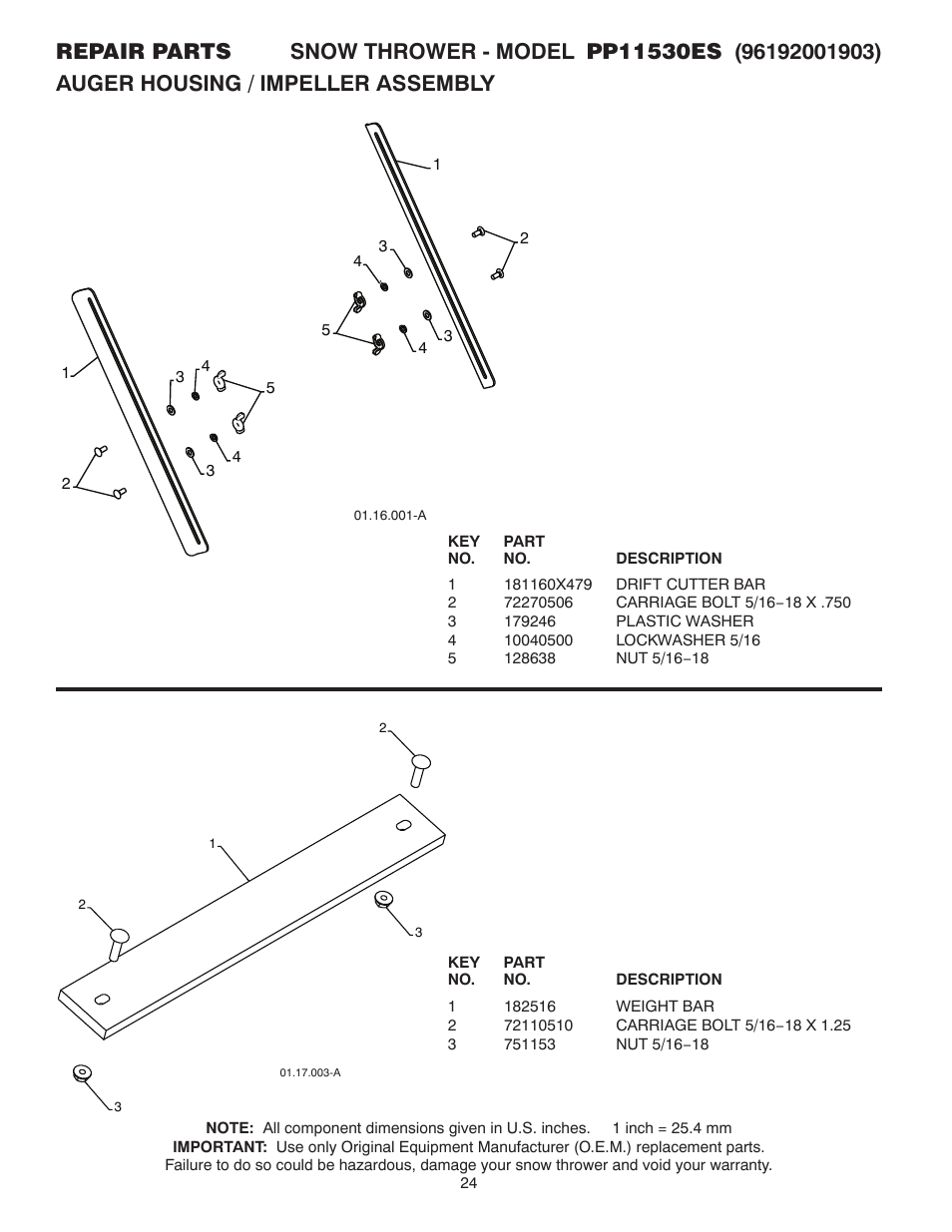Poulan 96192001903 User Manual | Page 24 / 40