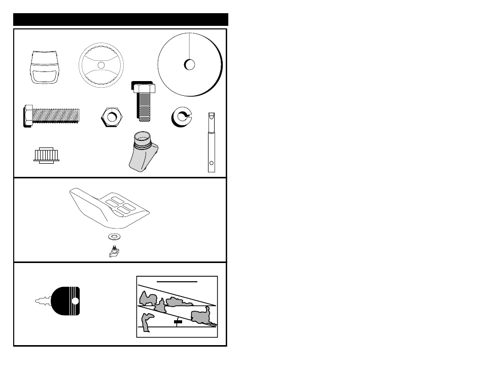 Unassembled parts | Poulan 177110 User Manual | Page 6 / 24