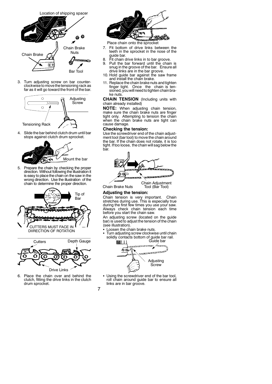 Poulan PP4620AV User Manual | Page 7 / 20