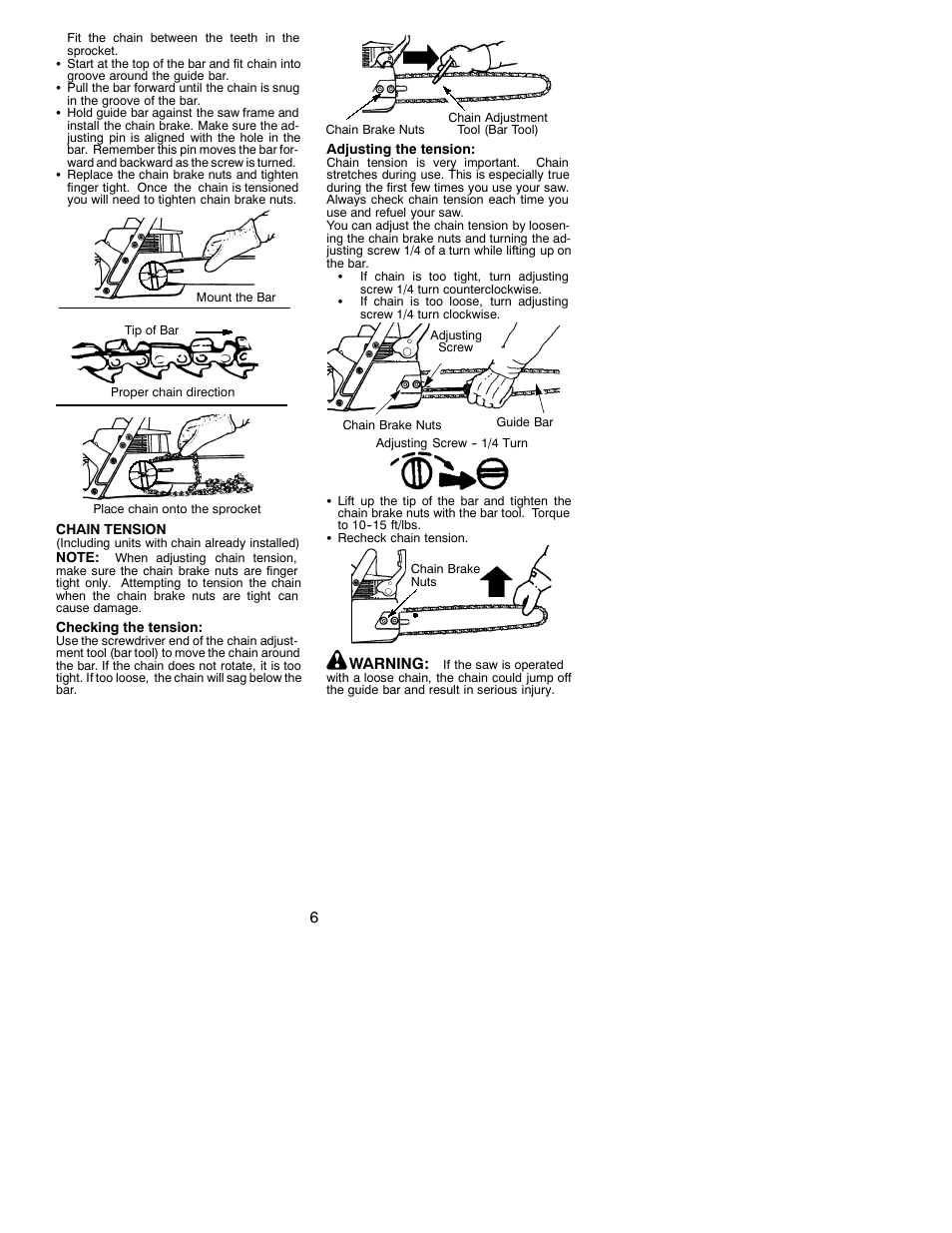 Poulan 2050 User Manual | Page 6 / 16